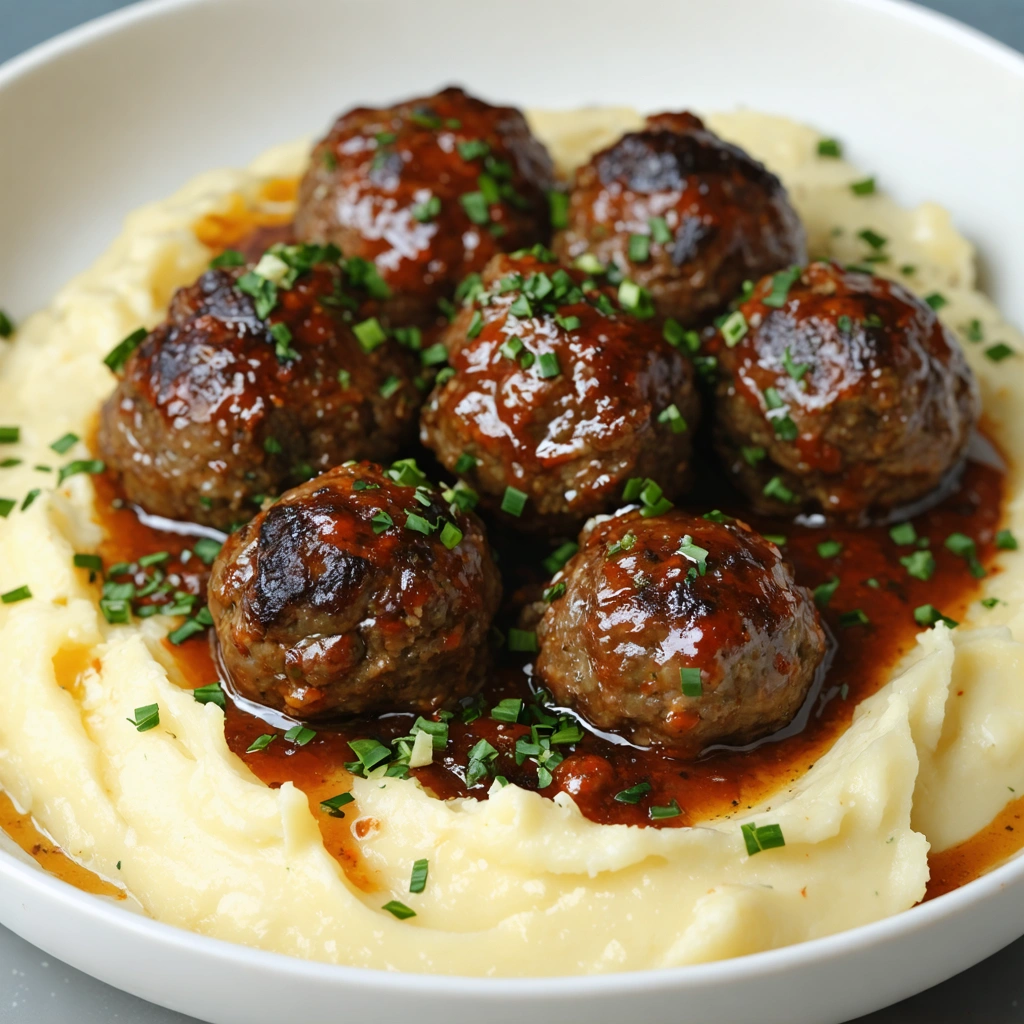 Köttbullar med potatismos