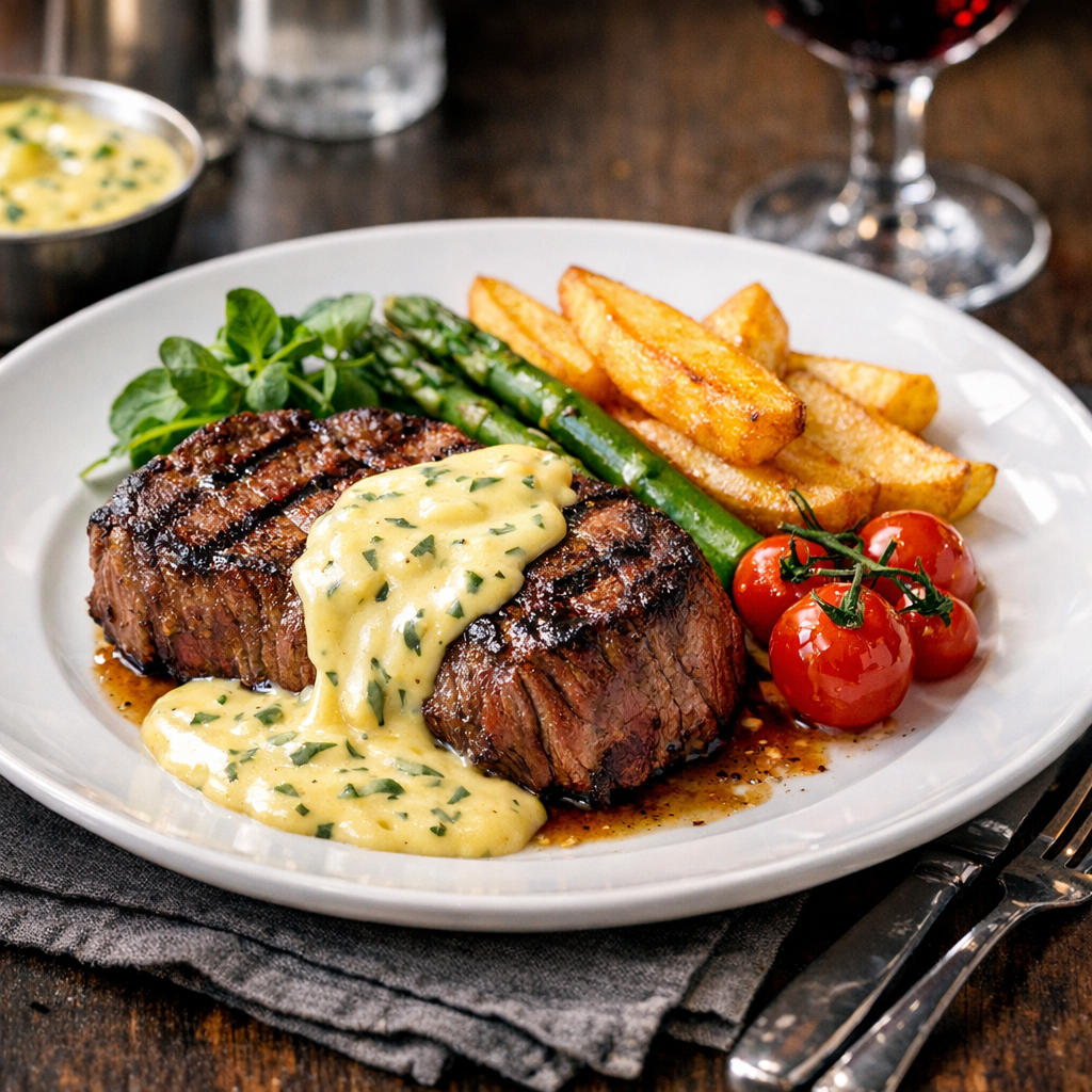 Biff med bearnaisesås