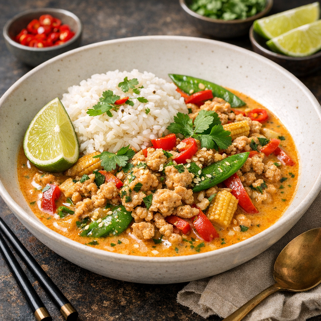Snabb thaigryta med kokosmjölk